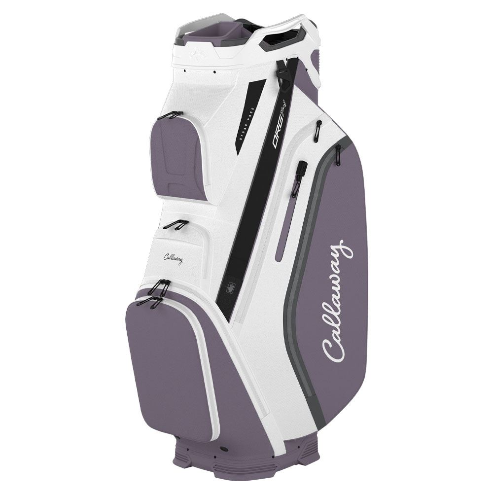 【良好品】 Golf 14 ORG 2024 Callaway 5124089 Cart for Violet White Bag キャロウェイ