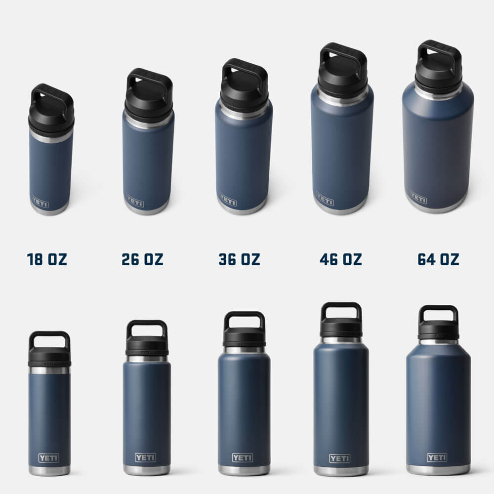 YETI Rambler 18 oz Water Bottle with Chug Cap (with 'G' logo)