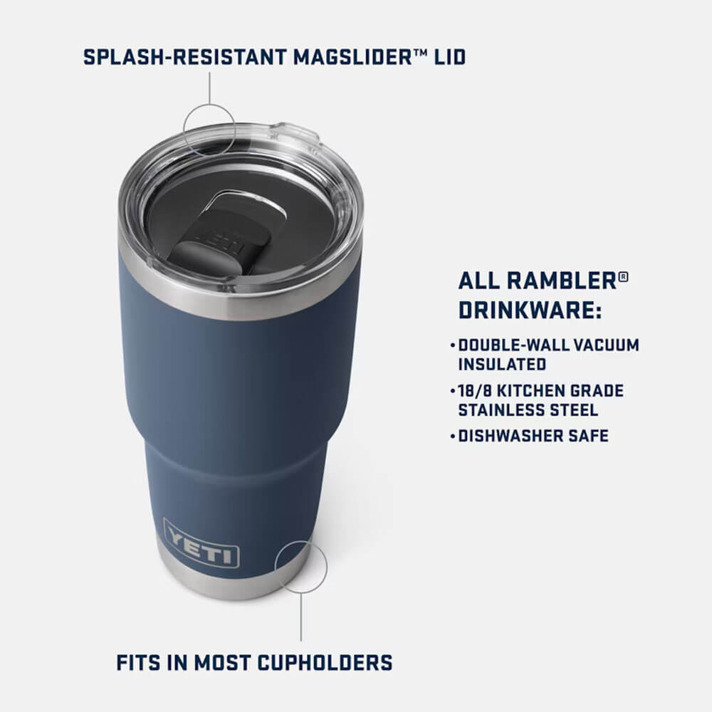 YETI Rambler 30 oz Tumbler with Magslider Lid (with 'G' logo)