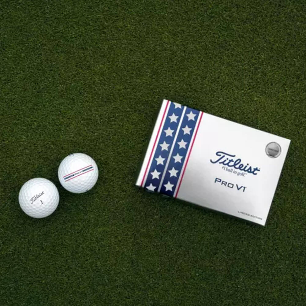 Titleist Pro V1 USA Performance Alignment 6-Balls Golf Balls