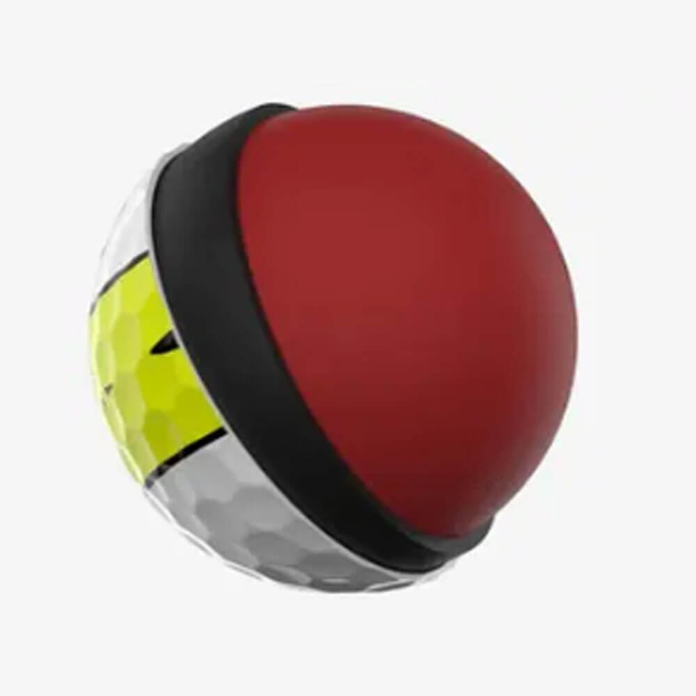 Callaway Chrome Soft Yellow Stripe Golf Balls