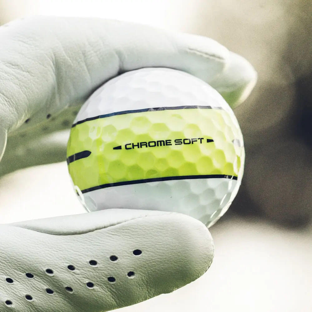 Callaway Chrome Soft Yellow Stripe Golf Balls