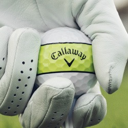 Callaway Chrome Tour 360 Yellow Stripe Golf Balls