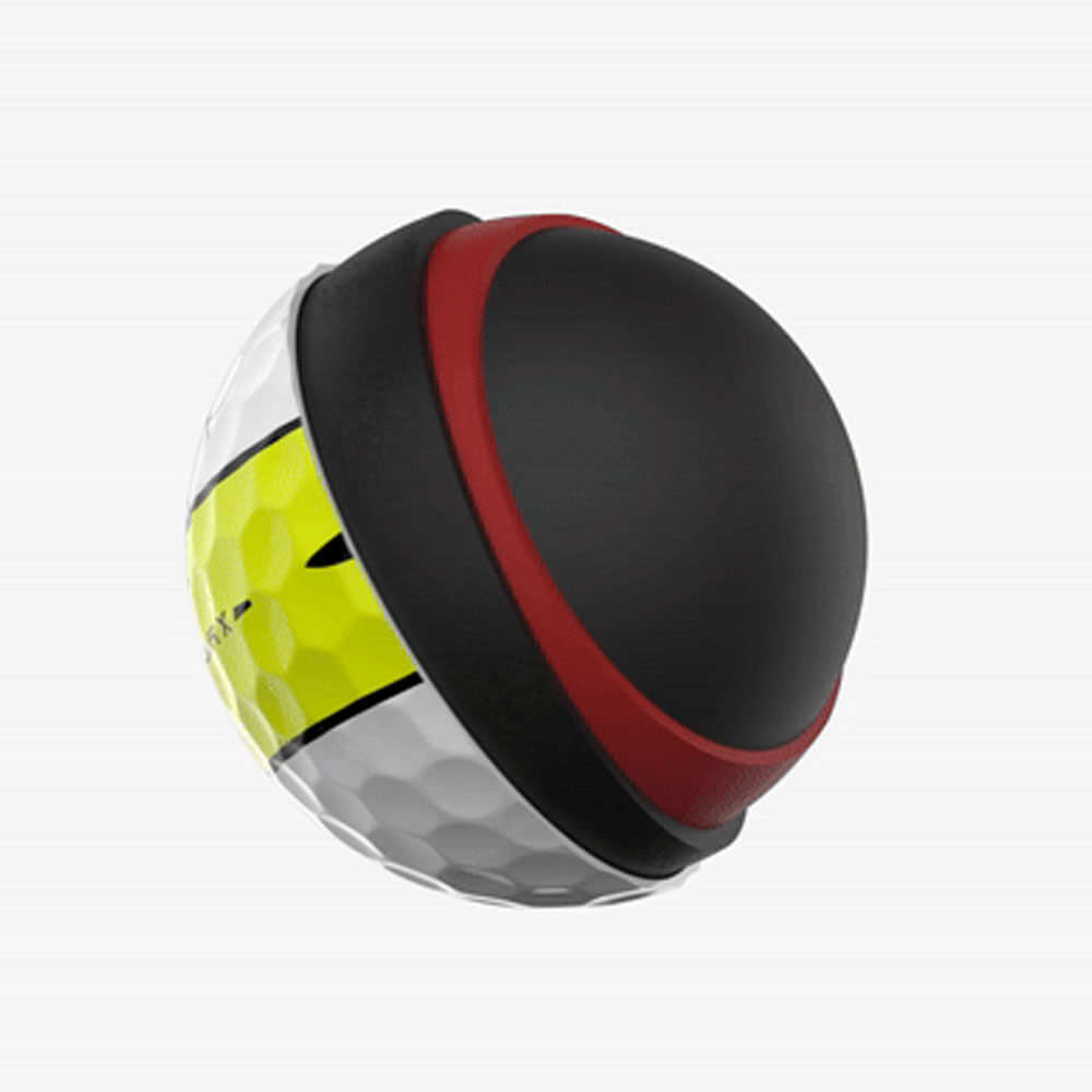 Callaway Chrome Tour X 360 Yellow Stripe Golf Balls