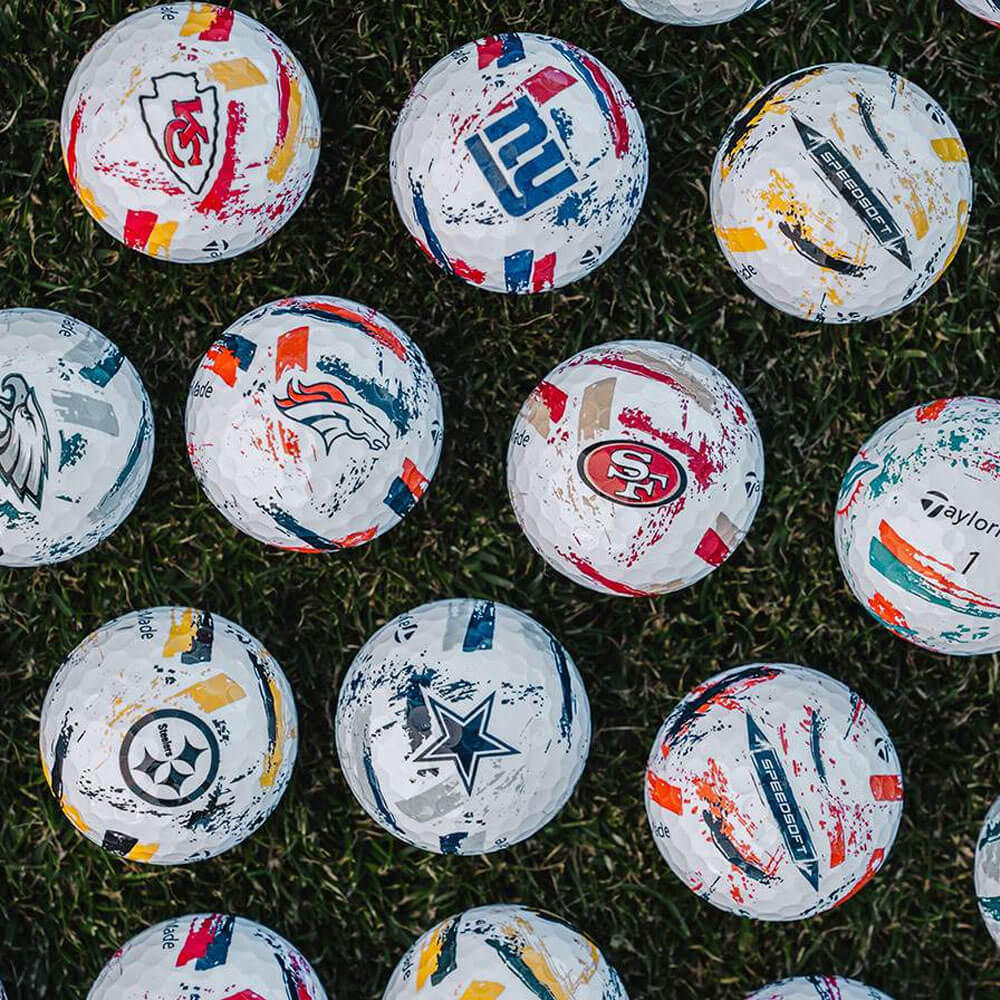 TaylorMade NFL SpeedSoft Ink Golf Balls