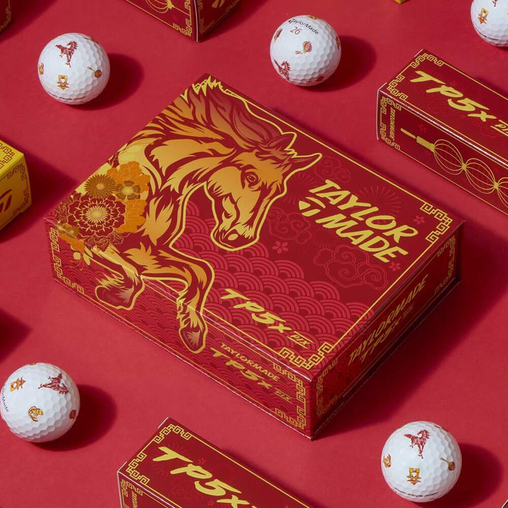 TaylorMade Limited Edition TP5x Pix Lunar New Year Golf Balls