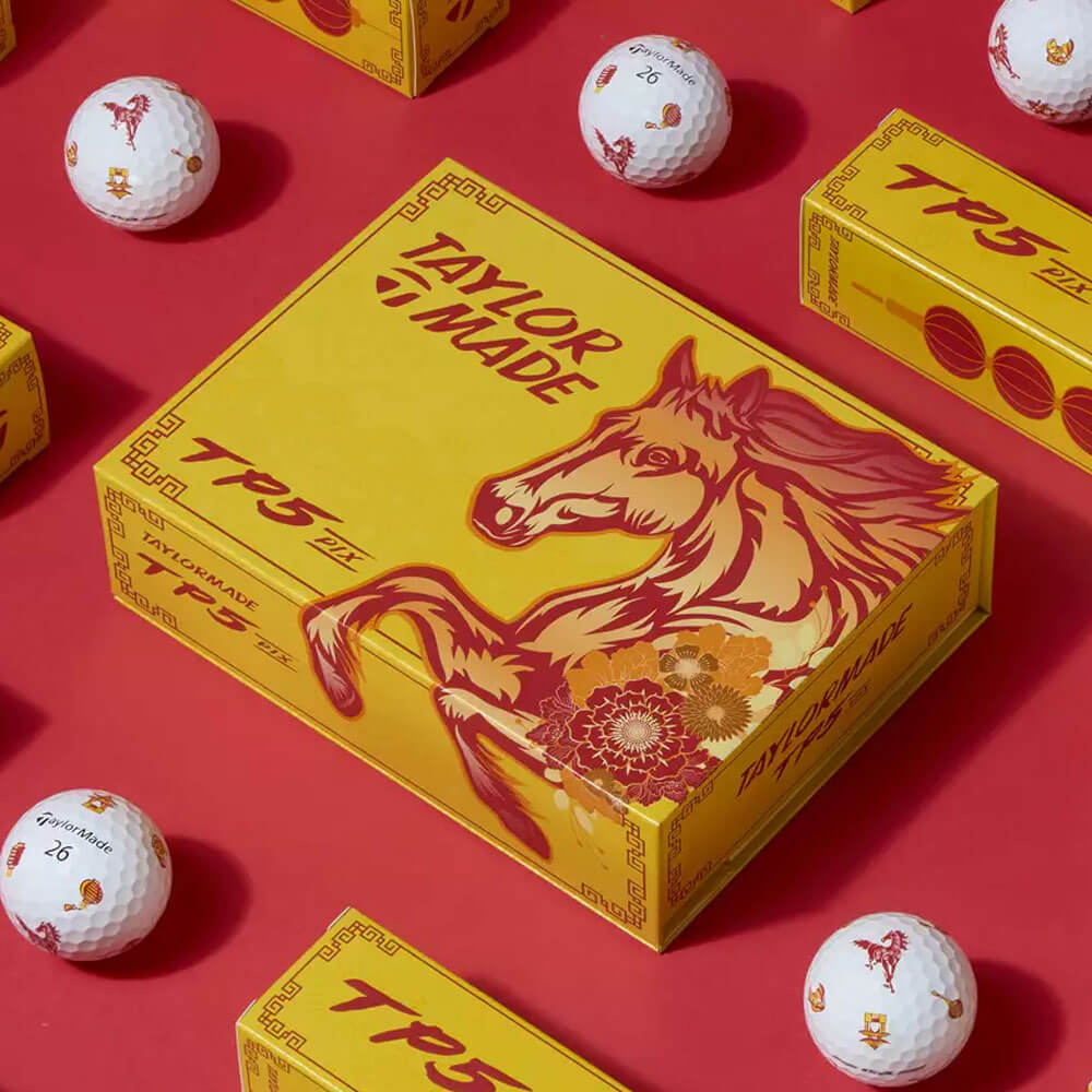 TaylorMade Limited Edition TP5x Pix Lunar New Year Golf Balls