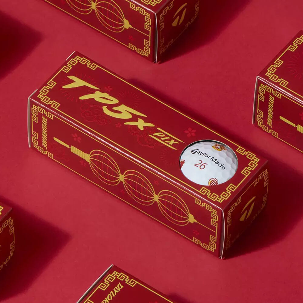 TaylorMade Limited Edition TP5x Pix Lunar New Year Golf Balls