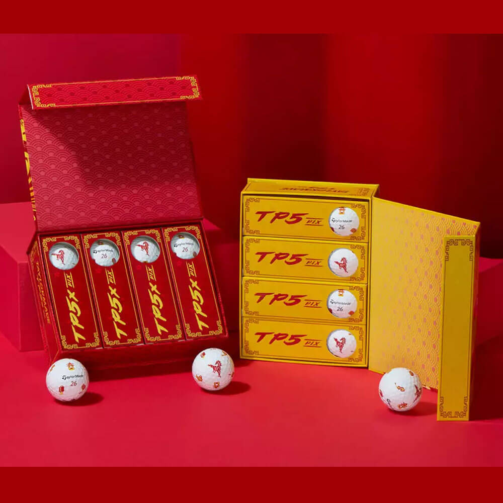 TaylorMade Limited Edition TP5x Pix Lunar New Year Golf Balls