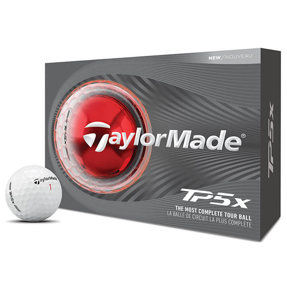 TaylorMade 2026 TP5x Golf Balls, Men's, White