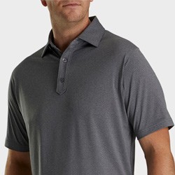 FootJoy Athletic Fit Solid Lisle Golf Polo Men
