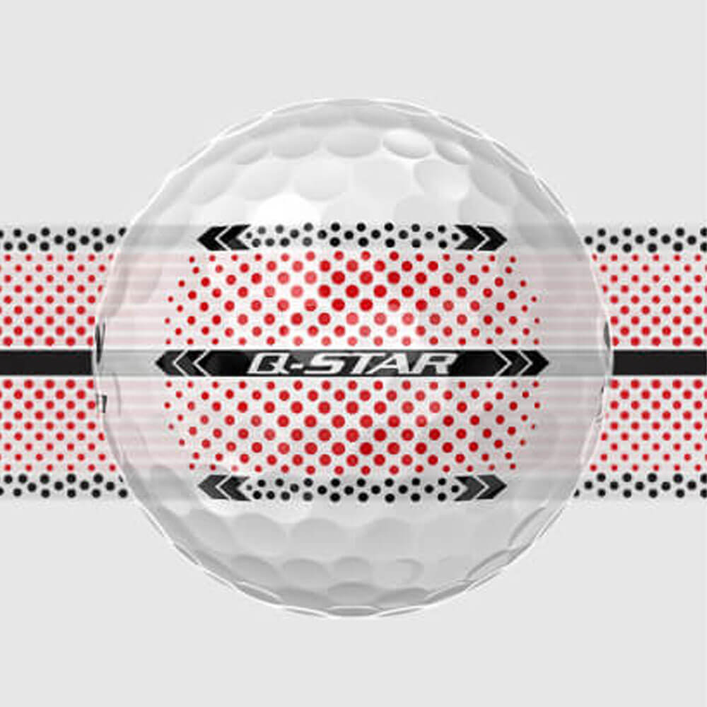 Srixon Q-Star Ultispeed Trackline Golf Balls