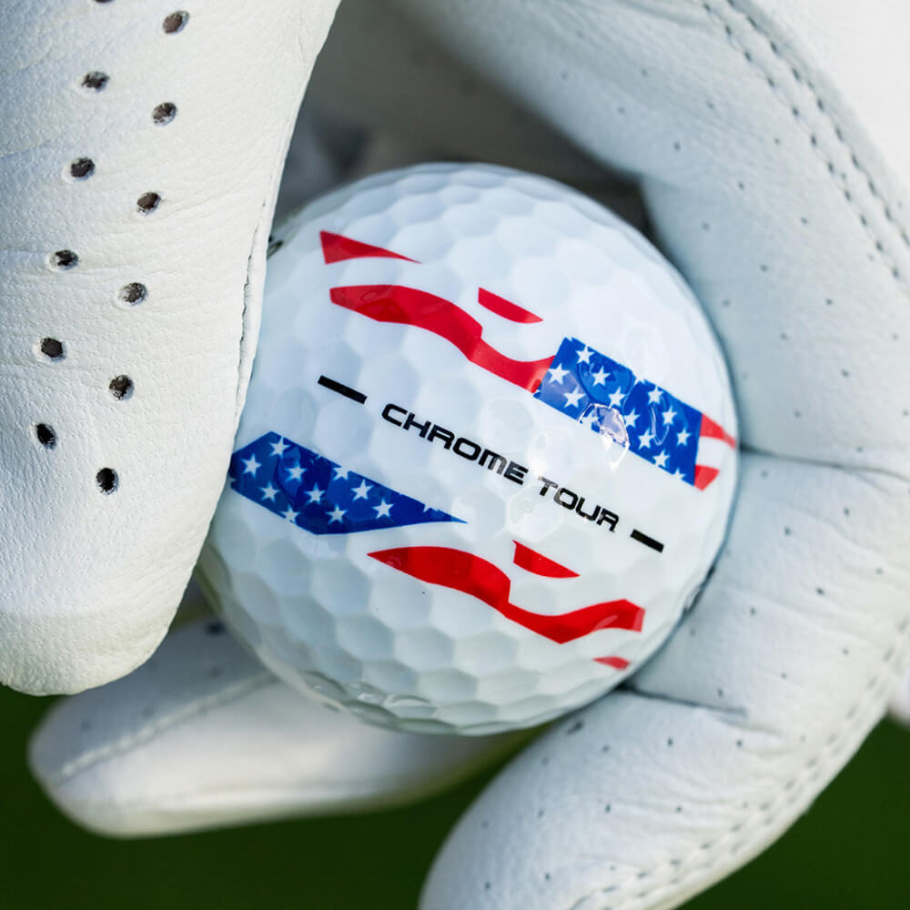 Callaway Chrome Tour USA Stripe Limited Golf Balls