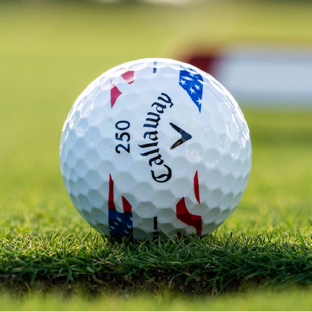 Callaway Chrome Tour USA Stripe Limited Golf Balls