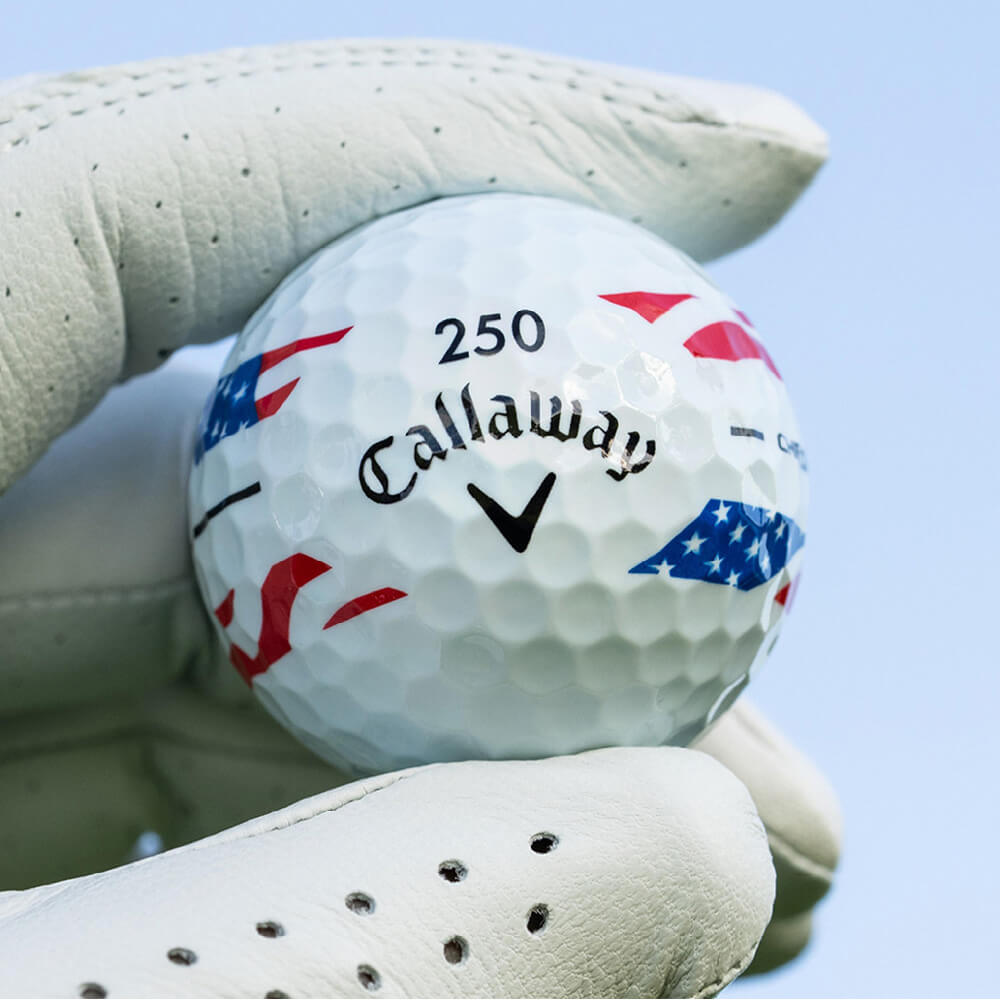 Callaway Chrome Tour USA Stripe Limited Golf Balls