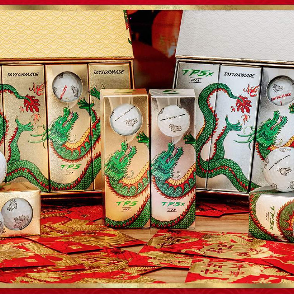 TaylorMade Limited Edition TP5 Pix Dragon Golf Balls