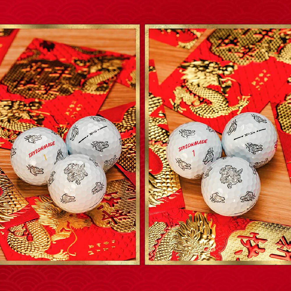 TaylorMade Limited Edition TP5 Pix Dragon Golf Balls