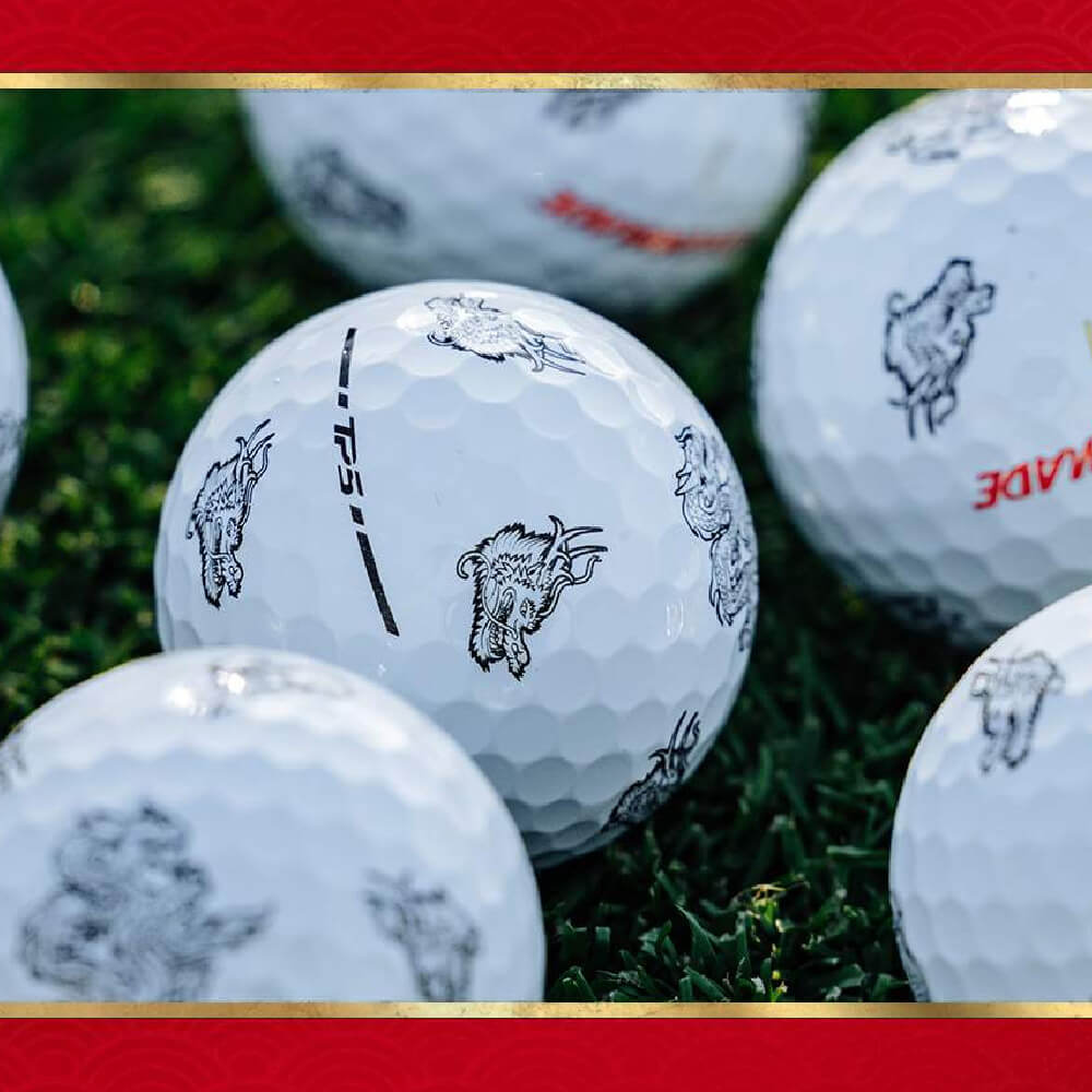 TaylorMade Limited Edition TP5x Pix Dragon Golf Balls