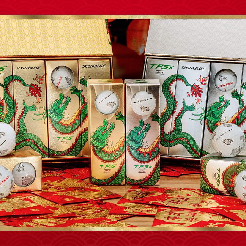 TaylorMade Limited Edition TP5x Pix Dragon Golf Balls