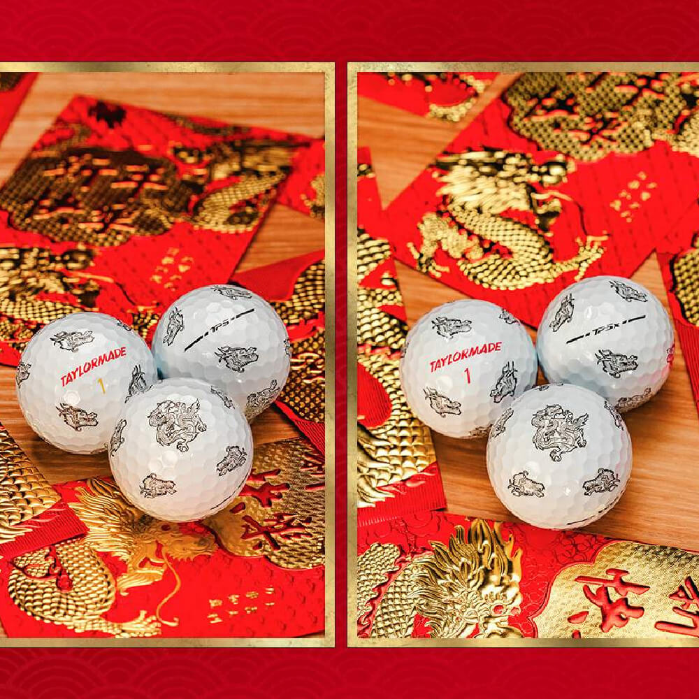 TaylorMade Limited Edition TP5x Pix Dragon Golf Balls