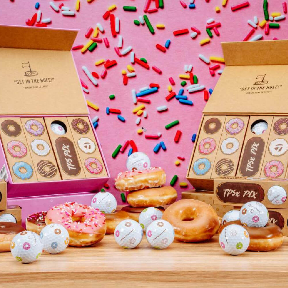 TaylorMade Limited Edition TP5 Pix Donut Golf Balls