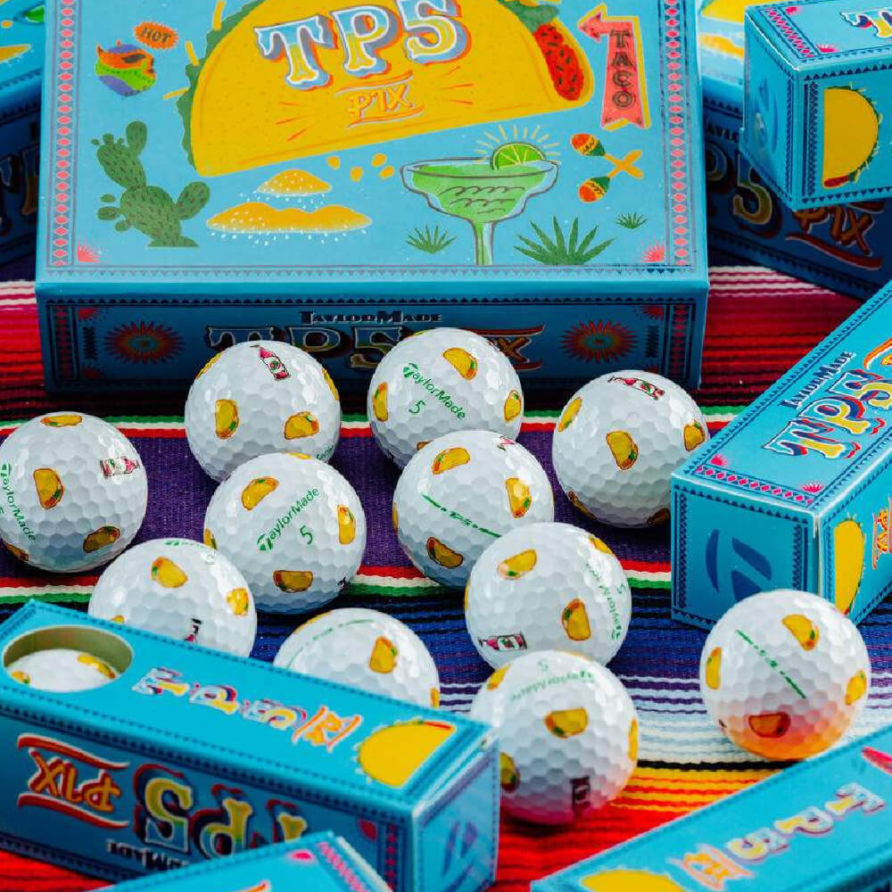 TaylorMade Limited Edition TP5x Pix Taco Golf Balls
