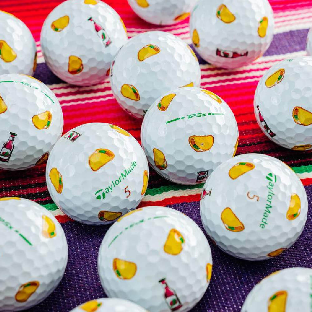 TaylorMade Limited Edition TP5x Pix Taco Golf Balls