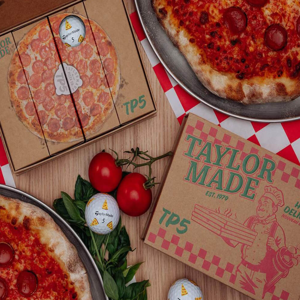 TaylorMade Limited Edition TP5x Pizza Party Golf Balls
