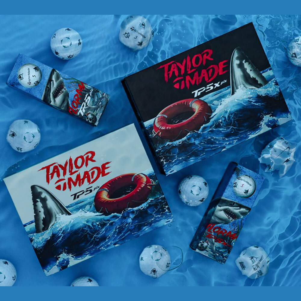 TaylorMade Limited Edition TP5 Pix Sharks Golf Balls