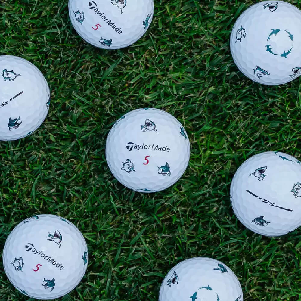 TaylorMade Limited Edition TP5 Pix Sharks Golf Balls