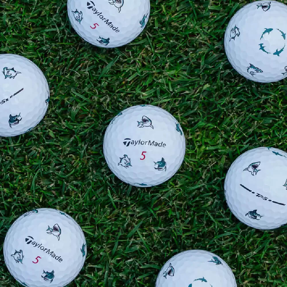 TaylorMade Limited Edition TP5x Pix Sharks Golf Balls