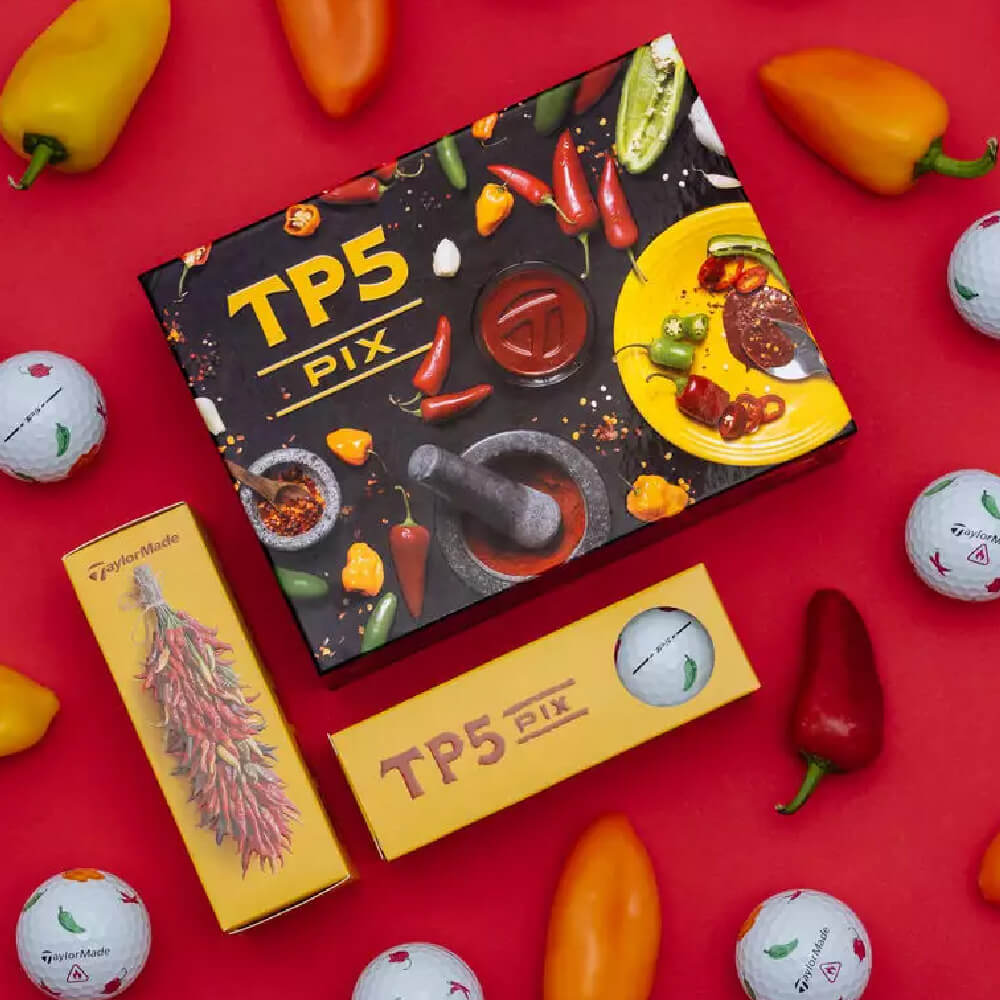 TaylorMade Limited Edition TP5x Pix Peppers Golf Balls