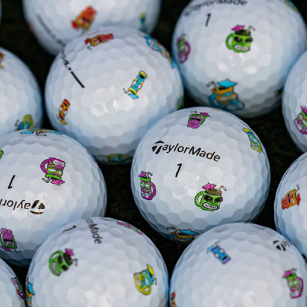 TaylorMade Limited Edition TP5x Pix Tiki Golf Balls