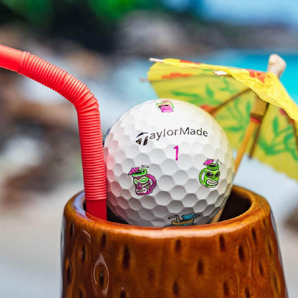 TaylorMade Limited Edition TP5x Pix Tiki Golf Balls