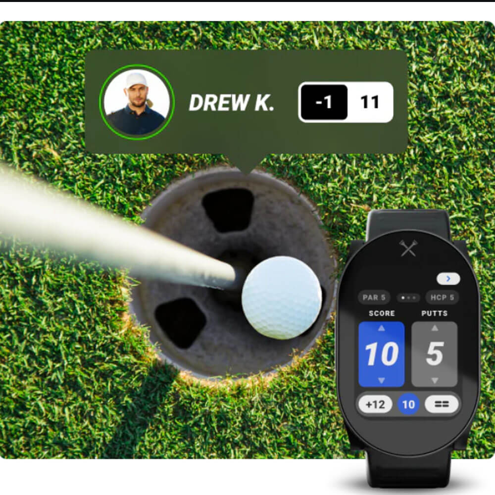 Blue Tees Golf Playmaker+ GPS Golf Watch