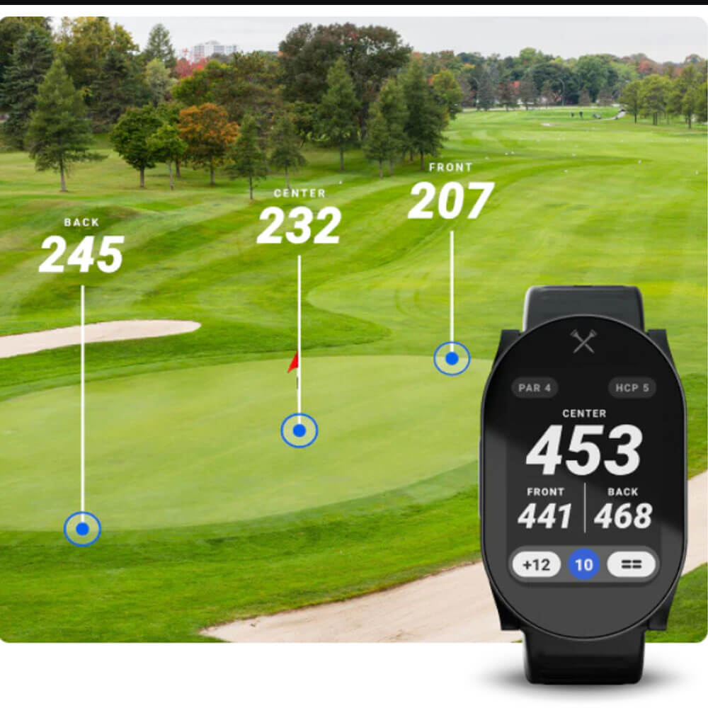 Blue Tees Golf Playmaker+ GPS Golf Watch