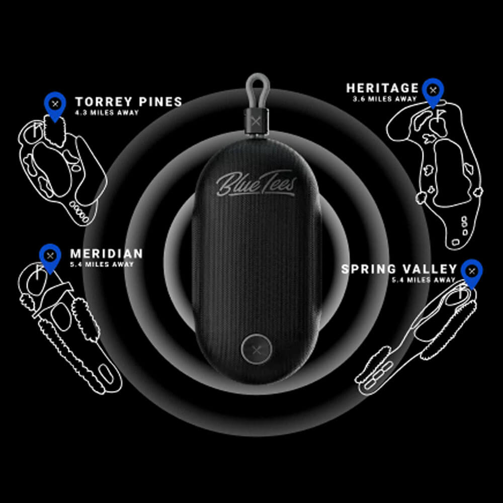 Blue Tees Golf Player GO Audible GPS Speaker