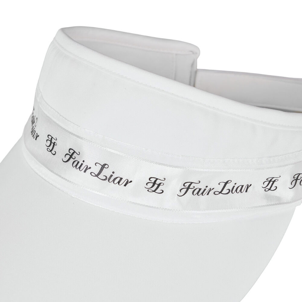 Fairliar Logo Tape With Pearl Golf Visor Women