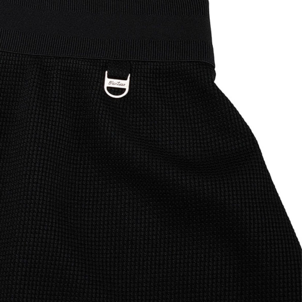 Fairliar Waffle Banded Shirred Golf Skirt Women