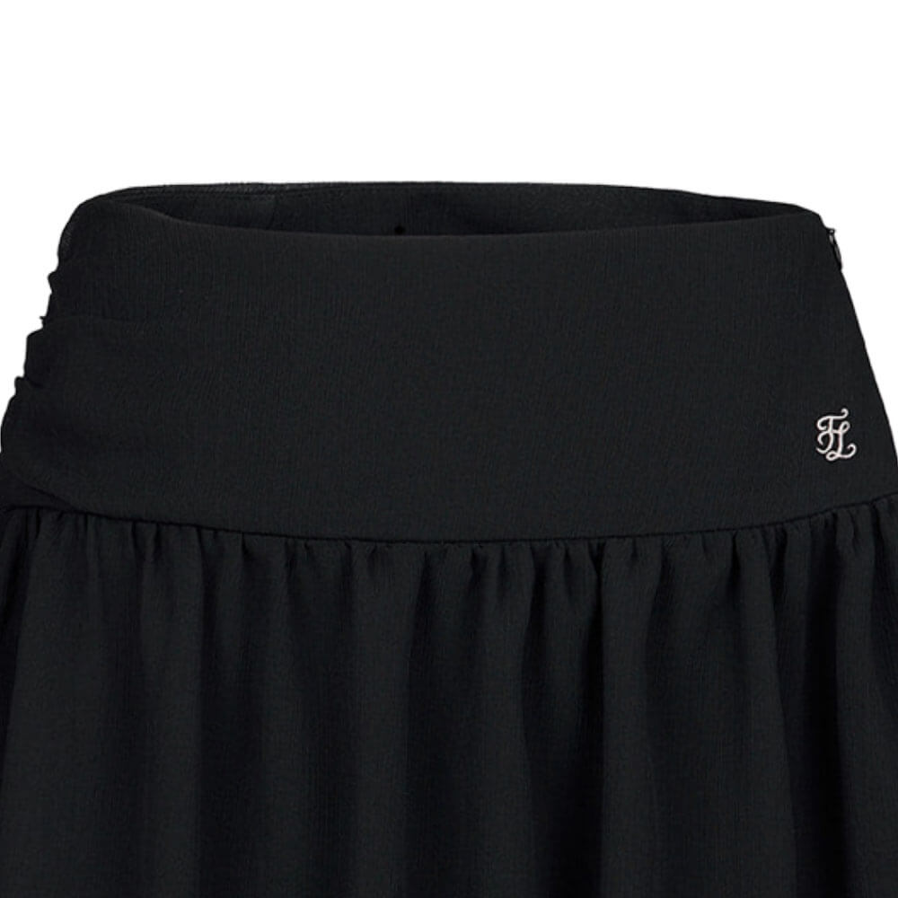 Fairliar Tulle Drape Golf Skirt Women