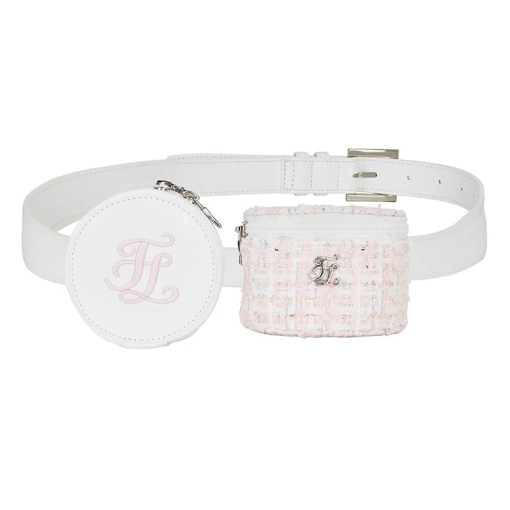 Fairliar Tweed Hip Bag Women