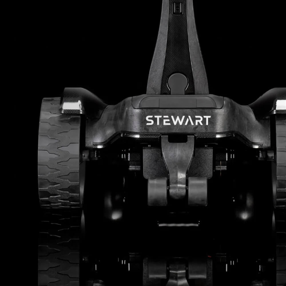 Stewart Golf Q Follow Carbon Range Push Cart