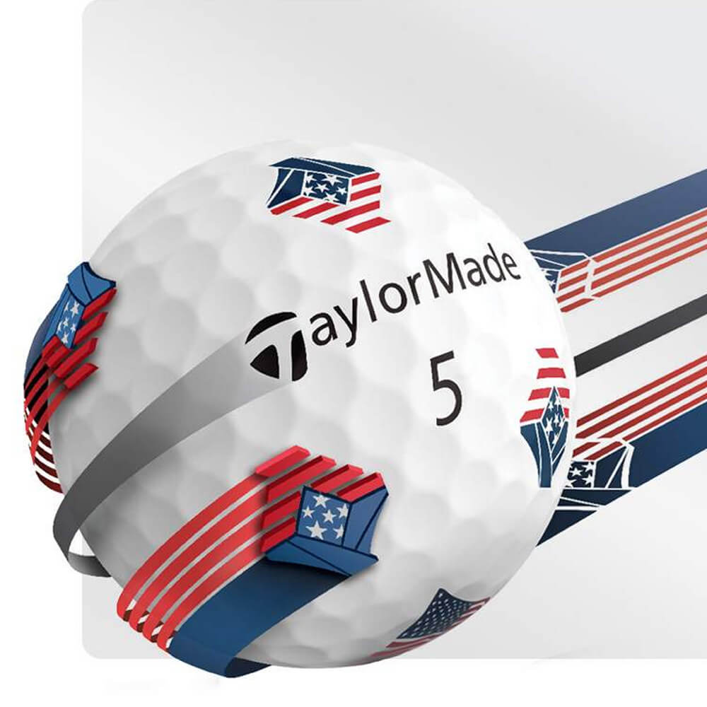TaylorMade TP5x Pix USA Golf Balls