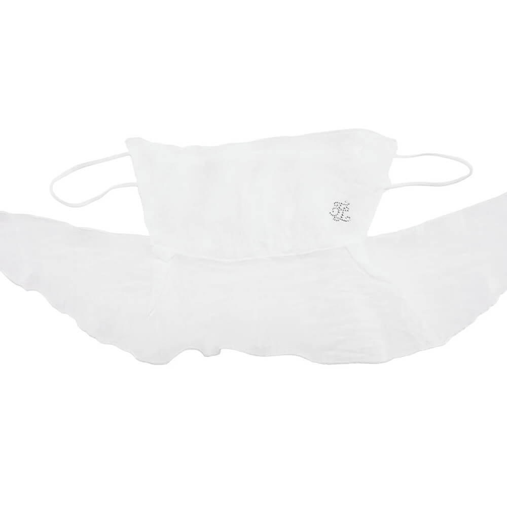 Fairliar Frill Seersucker Two-Layer Mask Women