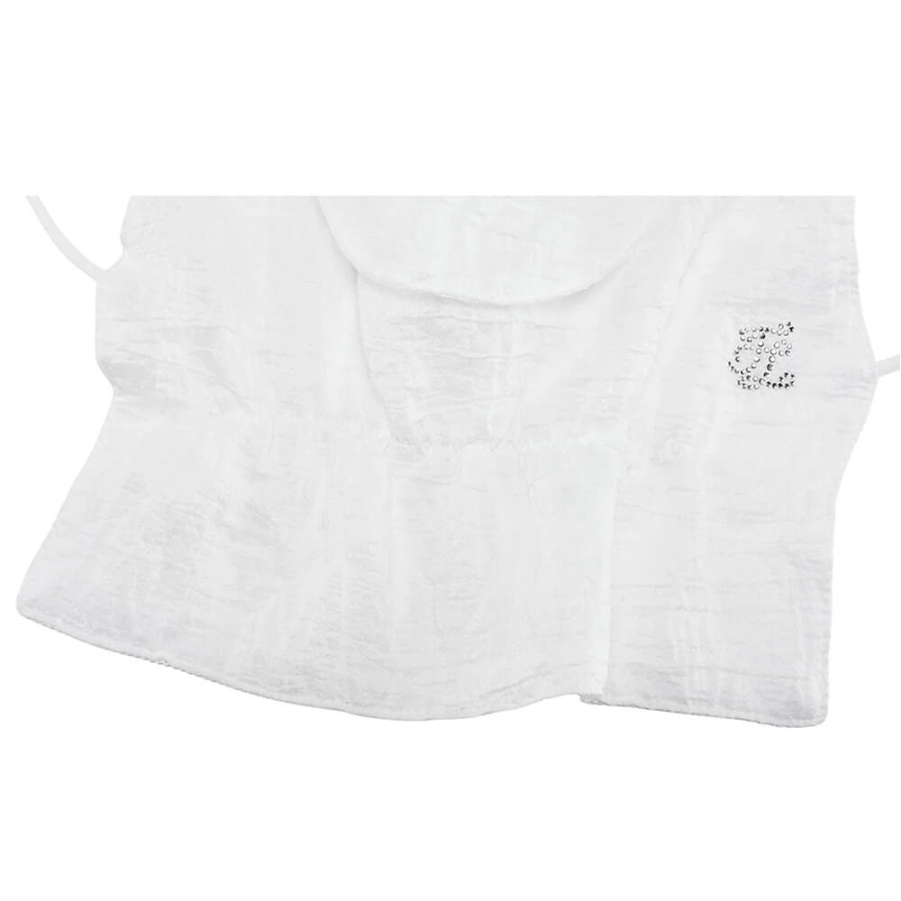 Fairliar Frill Seersucker Two-Layer Mask Women