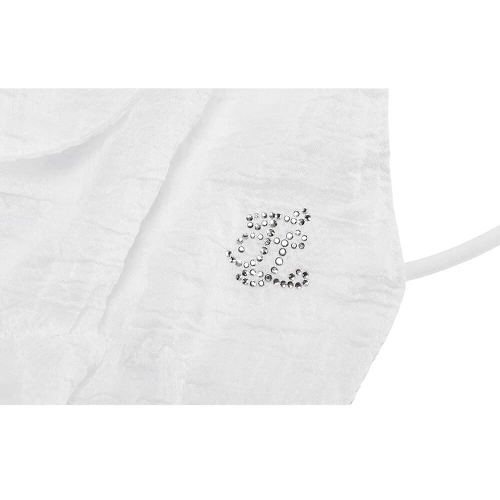 Fairliar Frill Seersucker Two-Layer Mask Women