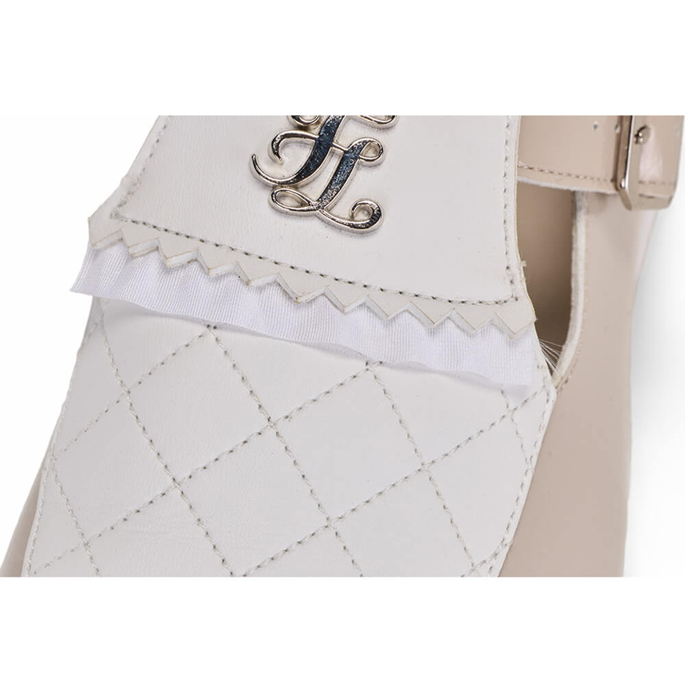 Fairliar Quilted Buckle Loafers Spikeless Golf Shoes Women