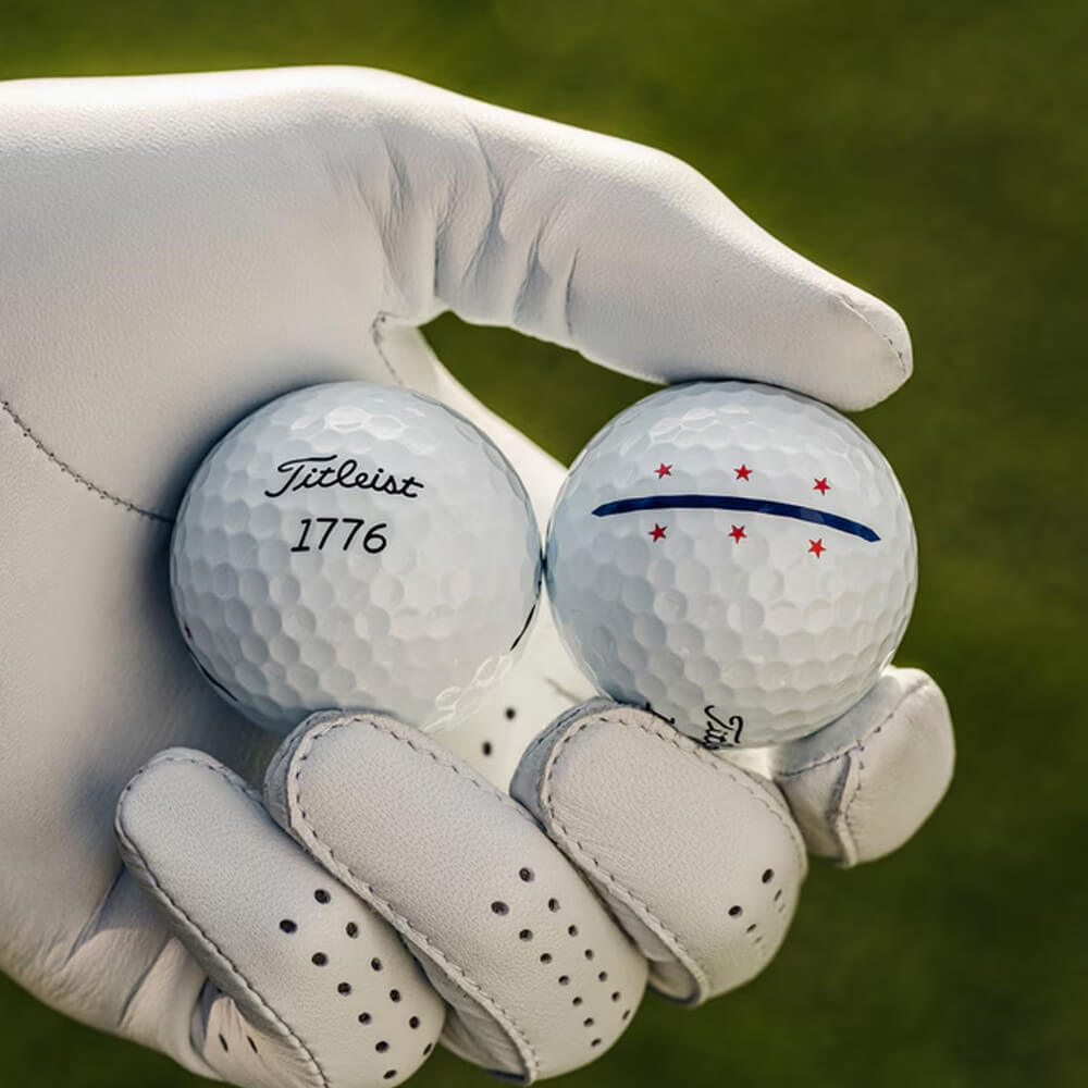 Titleist Limited Edition Pro V1 Aim Red, White & Blue 1776 Golf Balls