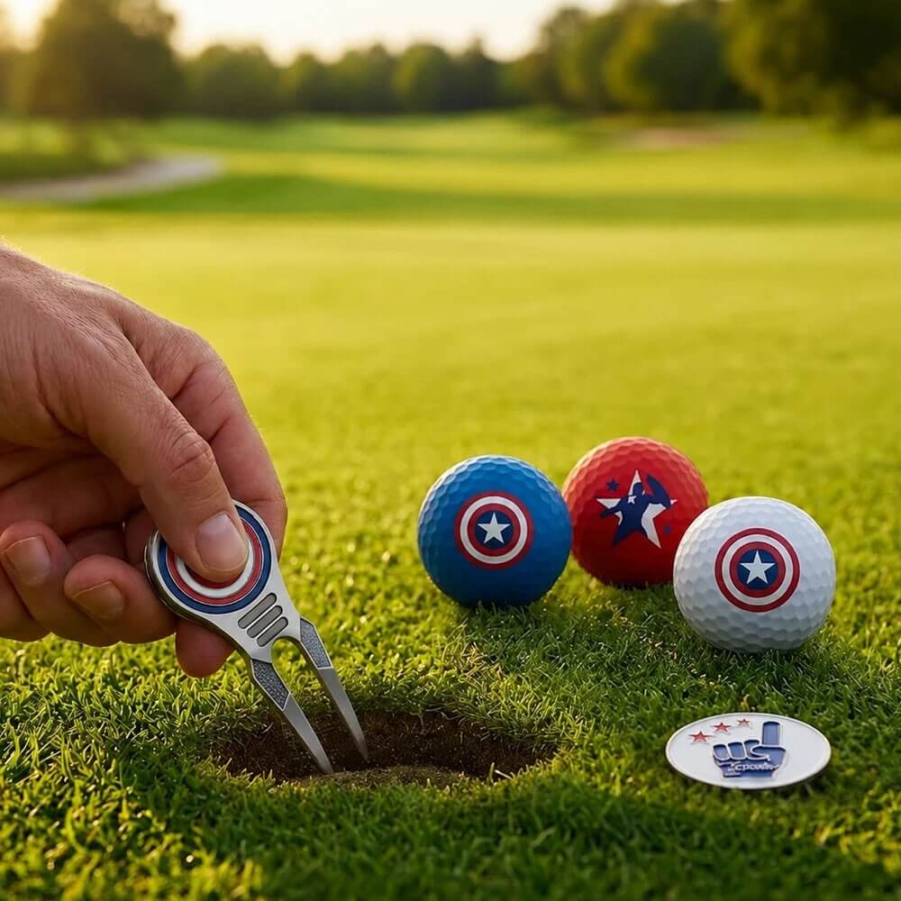 Volvik Marvel Hat Clip & Ball Markers Set