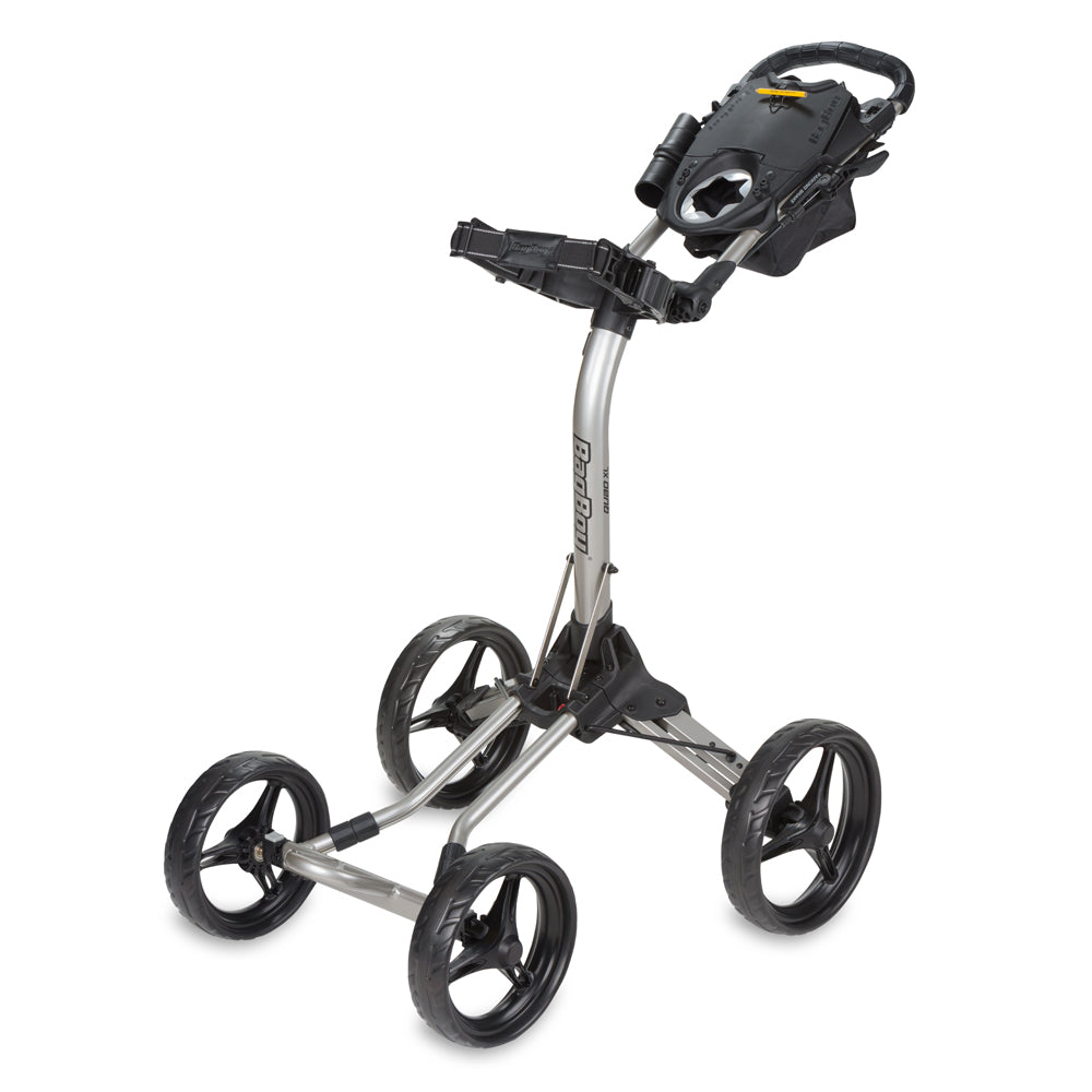 NEW 2023 BAG BOY QUAD XL PUSH CART SILVER/BLACK